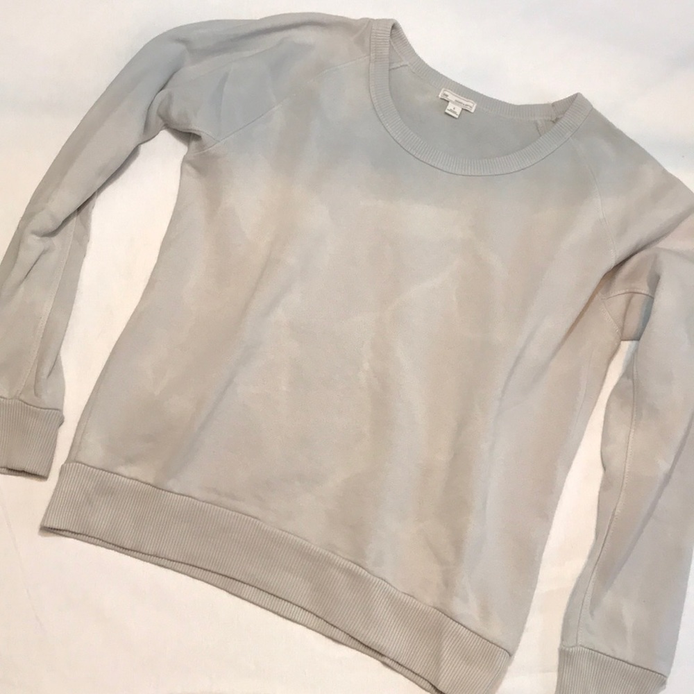 Gap Silver Lake Gray Cloud Wash Crew Sweatshirt S